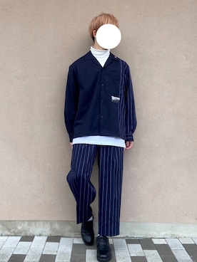 「RAGEBLUE（レイジブルー）のシリコンテンジクロングタンク/873711（タンクトップ）」を使った、Sohさん（メンズ・166cm）の春コーディネート