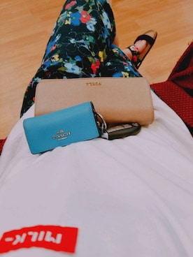 「アイテム（ルームウェア、ブルー系）」を使った、m。さん（レディース・157cm）の夏コーディネート