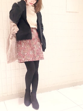 mayuko     (きたまゆ)さん（レディース・160cm）の冬コーディネート
