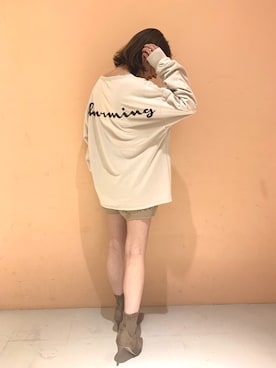 「アイテム（ブーティ、ベージュ系）」を使った、mayuko     (きたまゆ)さん（レディース・160cm）の冬コーディネート