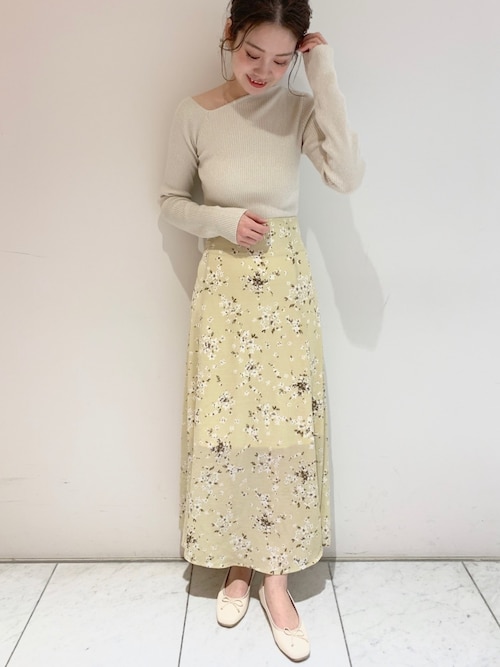 Mayuko きたまゆ Who S Who Chico福岡ソラリアプラザ店 Who S Who Chicoのニット セーターを使ったコーディネート Wear