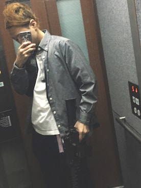 「戦闘服」｜ストリートカルチャー研究家さん（メンズ・175cm）の冬コーディネート