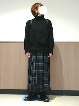 「CONTESSA（コンテッサ）のアイテム」を使った、ガヤさん（レディース・162cm）の冬コーディネート