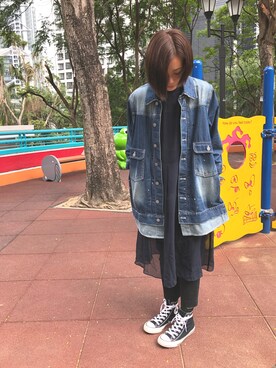「initial（イニシャル）のアイテム（ワンピース/ドレス）」を使った、ss_terさん（レディース・158cm）の冬コーディネート