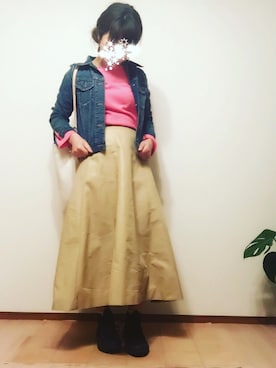 yuuuさん（レディース・156cm）の春コーディネート