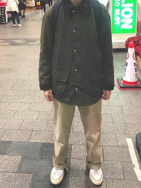 「CT70s」｜「アイテム（その他アウター）」を使った、太郎たかさん（メンズ・168cm）の冬コーディネート