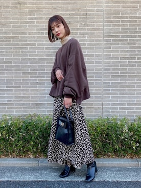 おさとさん（レディース・160cm）の冬コーディネート