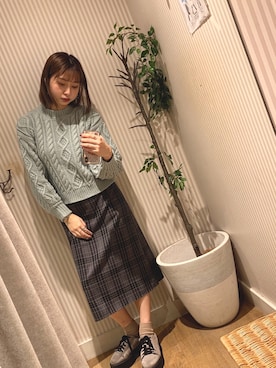 miki.さん（レディース・159cm）の冬コーディネート