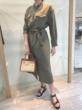 「BUGGU（バッグ）のアイテム」を使った、aさん（レディース・164cm）の春コーディネート