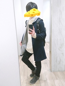 「RES DENIM（レスデニム）のアイテム」を使った、にのあ🧀さん（メンズ・169cm）の春コーディネート
