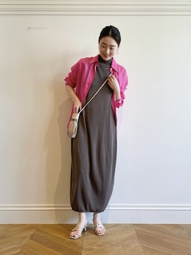 「allureville（アルアバイル）のアイテム」を使った、TSUZUさん（レディース・165cm）の夏コーディネート