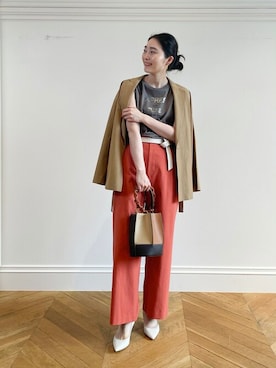 「allureville（アルアバイル）のアイテム」を使った、TSUZUさん（レディース・165cm）の夏コーディネート