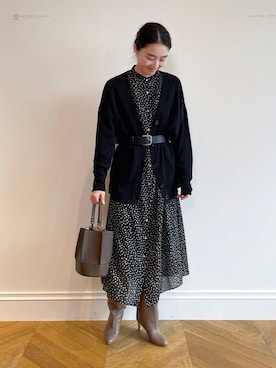 「allureville（アルアバイル）のアイテム」を使った、TSUZUさん（レディース・165cm）の秋コーディネート