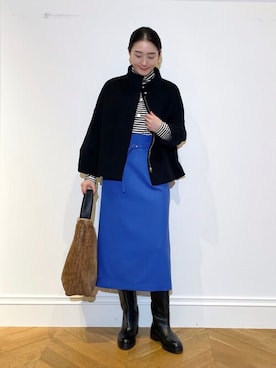 「allureville（アルアバイル）のアイテム」を使った、TSUZUさん（レディース・165cm）の秋コーディネート