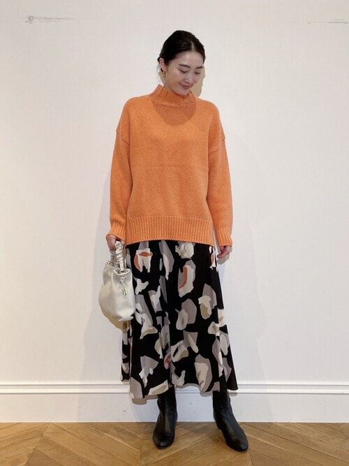 美品　アルアバイル♡ビックカモフラージュプリントナロースカート　総柄　フレア 美品 アルアバイル♡ビックカモフラージュプリントナロー