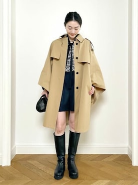 「allureville（アルアバイル）のアイテム」を使った、TSUZUさん（レディース・165cm）の冬コーディネート