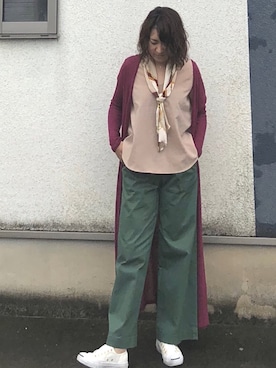 「アイテム（ウィッグ）」を使った、mikiさん（レディース・158cm・40代）の秋コーディネート