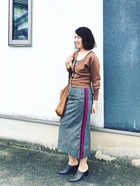 「BEAMS（ビームス）のアイテム」を使った、mikiさん（レディース・158cm・40代）の秋コーディネート