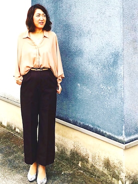 「BEAMS（ビームス）のアイテム」を使った、mikiさん（レディース・158cm・40代）の秋コーディネート
