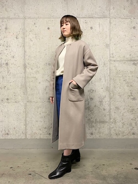 藤原さん（レディース・168cm）の冬コーディネート