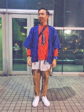 「LOSERS（ルーザーズ）のアイテム」を使った、markさん（メンズ・173cm）の春コーディネート