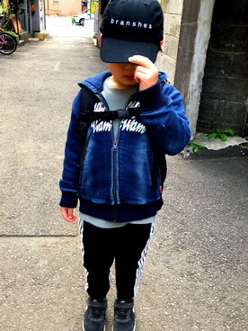 「WAMWAM（ワムワム）のアイテム」を使った、sereruさん（キッズ・110cm）の春コーディネート