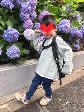 sereruさん（キッズ・104cm）の夏コーディネート