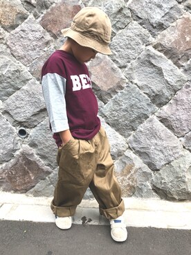 sereruさん（キッズ・110cm）の秋コーディネート