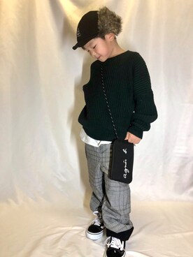 sereruさん（キッズ・110cm）の秋コーディネート