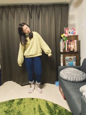 スウェットを使った 部屋着 のレディース人気ファッションコーディネート Wear