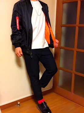 「YEEZUS（イーザス）のアイテム」を使った、yuutaさん（メンズ・170cm）の冬コーディネート