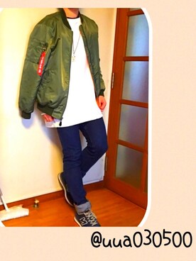 「YEEZUS（イーザス）のアイテム」を使った、yuutaさん（メンズ・170cm）の冬コーディネート