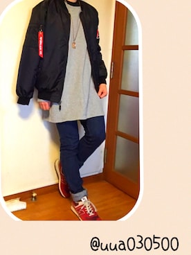 「YEEZUS（イーザス）のアイテム」を使った、yuutaさん（メンズ・170cm）の春コーディネート