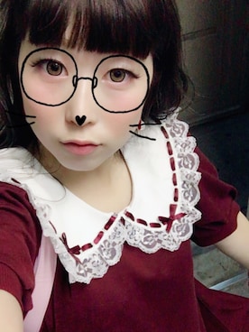 「襟元フリフリ」｜伴美(ともみ)さん（レディース・147cm）の秋コーディネート