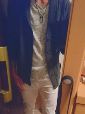 「Mossimo（モッシモ）のアイテム（トップス）」を使った、ryoryoさん（メンズ・171cm）の春コーディネート