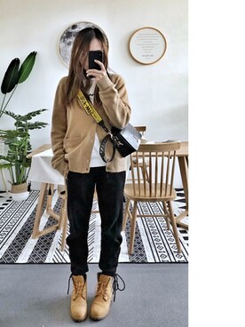 「アイテム（ジャージ）」を使った、Jo.kingさん（レディース・160cm）の春コーディネート