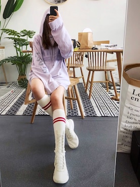 「puma by rhianna」｜Jo.kingさん（レディース・160cm）の春コーディネート