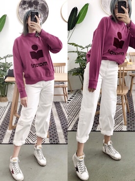 「ISABEL MARANT（イザベルマラン）のアイテム（トップス）」を使った、Jo.kingさん（レディース・160cm）の秋コーディネート