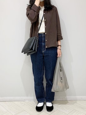 「セリーヌ」｜「アイテム（腕時計）」を使った、ayaさん（レディース・156cm）の秋コーディネート