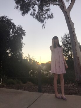 「Supreme.La.La.（シュープリームララ）のアイテム（ワンピース）」を使った、Rina🍒さん（レディース・170cm）の秋コーディネート