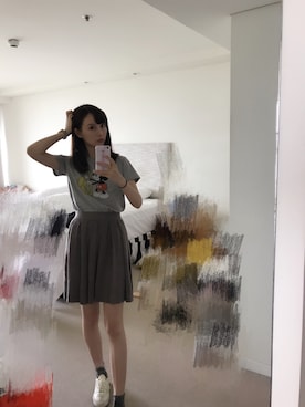 「MONKI（モンキ）のアイテム（レッグウェア）」を使った、Rina🍒さん（レディース・170cm）の春コーディネート