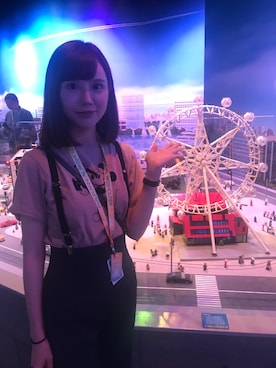 「DEICY（デイシー）のアイテム（サロペット/オーバーオール）」を使った、Rina🍒さん（レディース・170cm）の冬コーディネート