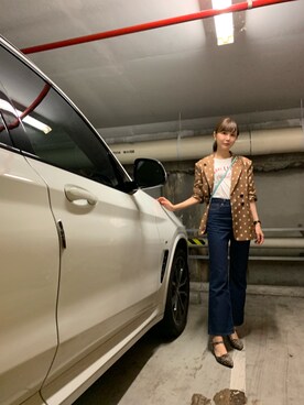 「Charlotte Olympia（シャーロットオリンピア）のアイテム」を使った、Rina🍒さん（レディース・170cm）の夏コーディネート