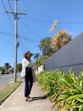 「aliceMcCALL（アリスマッコール）のアイテム」を使った、Rina🍒さん（レディース・170cm）の夏コーディネート