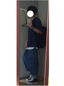 「ikka（イッカ）のTCワッフルレイヤードタンクトップ（タンクトップ）」を使った、キクツニさん（メンズ・178cm）の春コーディネート