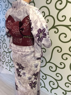 NICOLE 浴衣 ワインレッド NICOLE 浴衣 ワインレッド ワインレッド」に該当するレディース