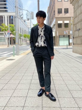 「biscuithead（ビスケットヘッド）のアイテム」を使った、012347ytさん（メンズ・170cm）の春コーディネート