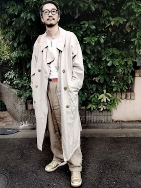 「EN ROUTE（アンルート）のアイテム（Tシャツ/カットソー）」を使った、kmさん（メンズ・173cm）の夏コーディネート