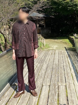 「Journal Standard TRISECT（トライセクト）のアイテム（トップス）」を使った、Seppさん（メンズ・173cm）の秋コーディネート