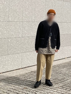 「YSTRDY's TMRRW（イエスタデイズトゥモロー）のアイテム（ジャケット/アウター）」を使った、Seppさん（メンズ・173cm）の秋コーディネート